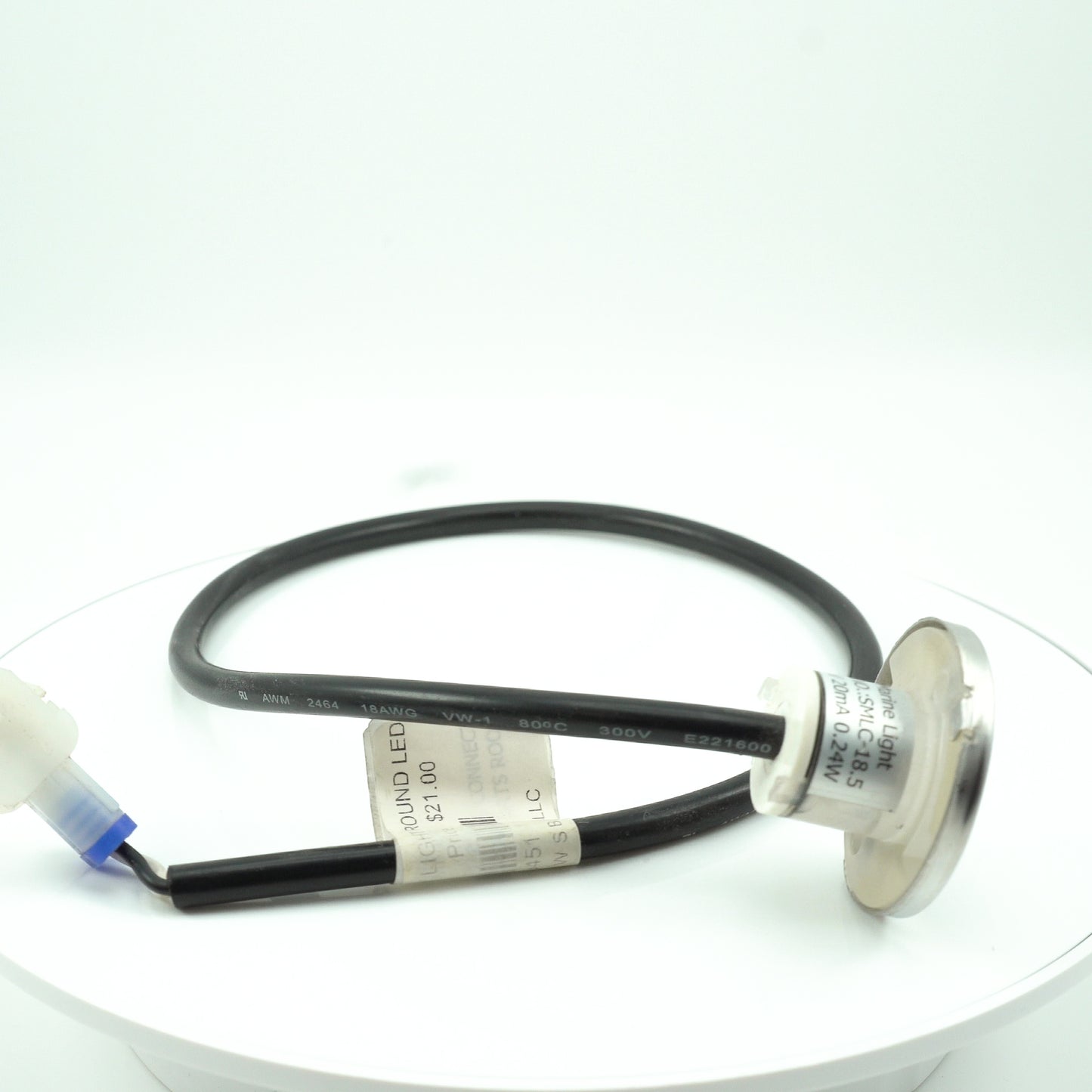 COURTESY LIGHT, ROUND LED W/ CONNECTOR 2013-2017